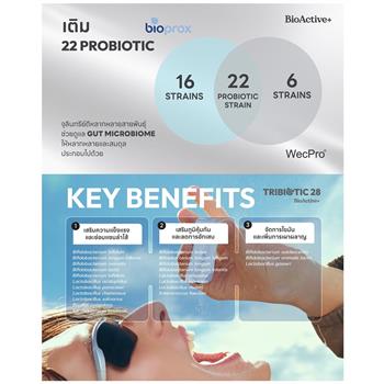 BioActive Tribiotic 28 Probiotic Powder Sachets 15 Sachets