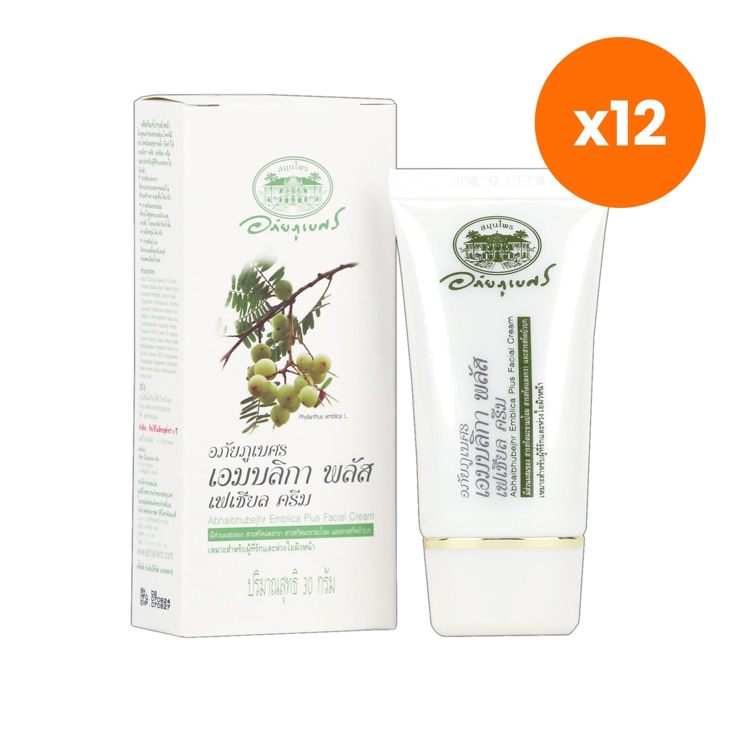 Abhaibhubejhr Emblica Plus Amla Facial Cream Anti Ageing 30 g