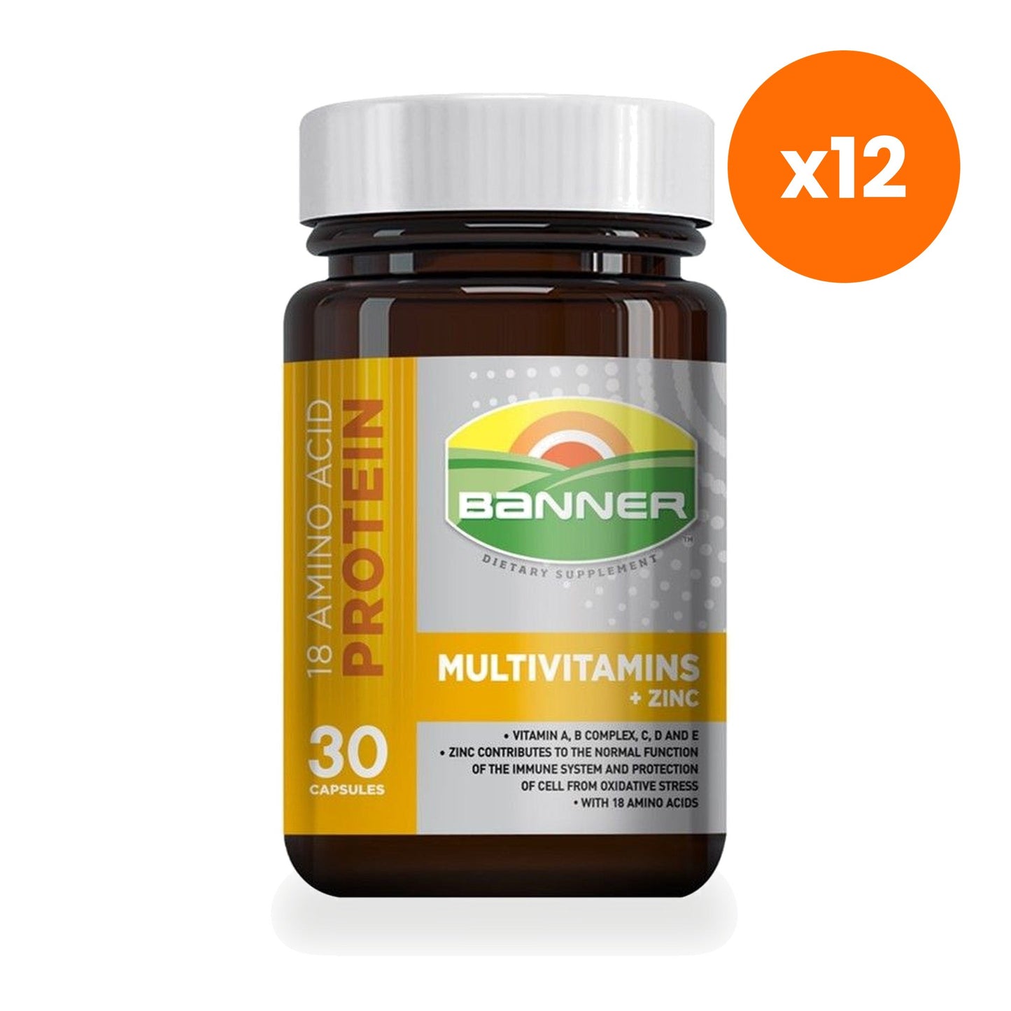 Banner Gold Plus Vitamin Mineral Capsules 30 Capsules