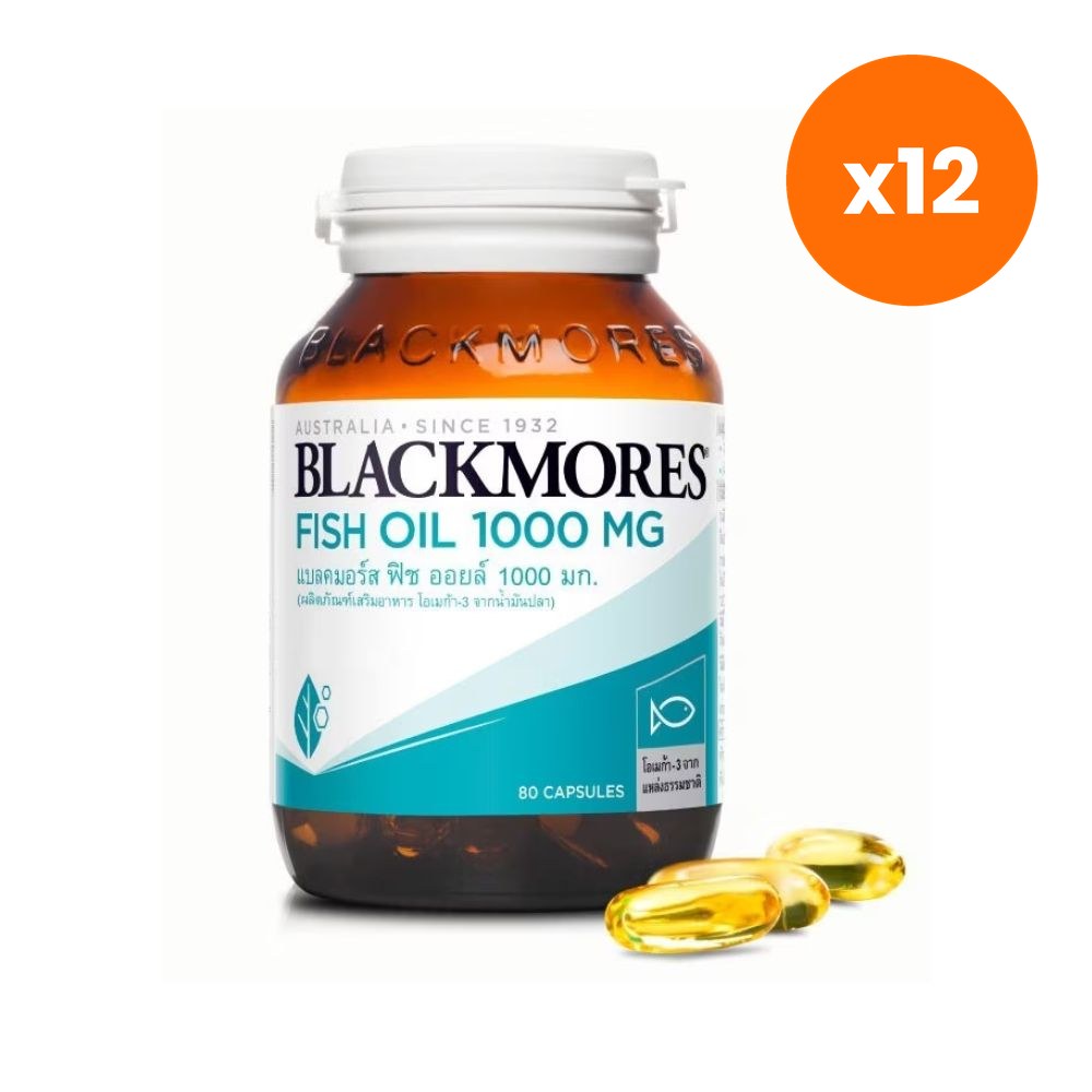 Blackmores Fish Oil 1000mg Omega 3 80 Capsules