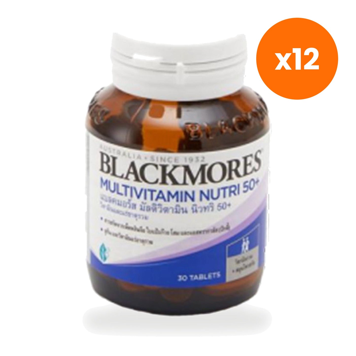 Blackmores Multi Nutri 50+ Multivitamin Ginkgo 30 Tablets