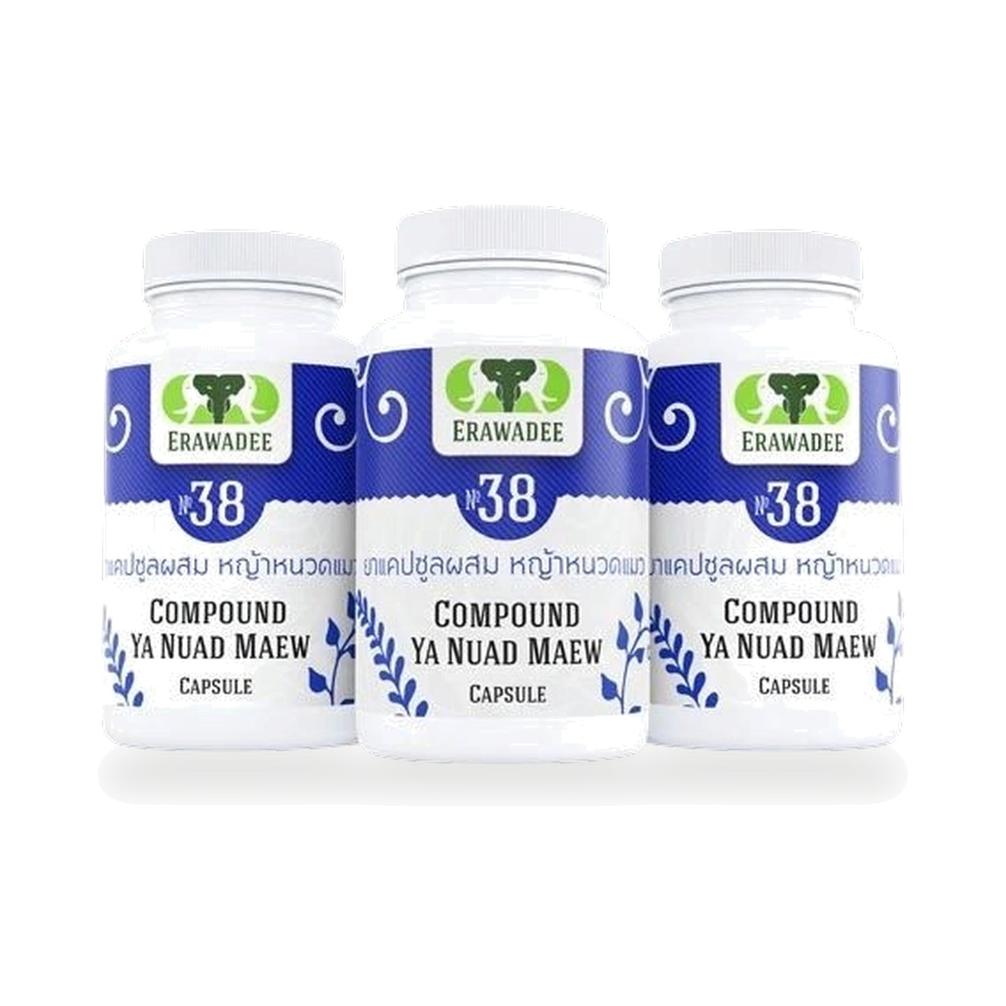 Erawadee Cat's Whiskers Herbal Set No.11 (Ya Nuad Maw) — 3 Packs