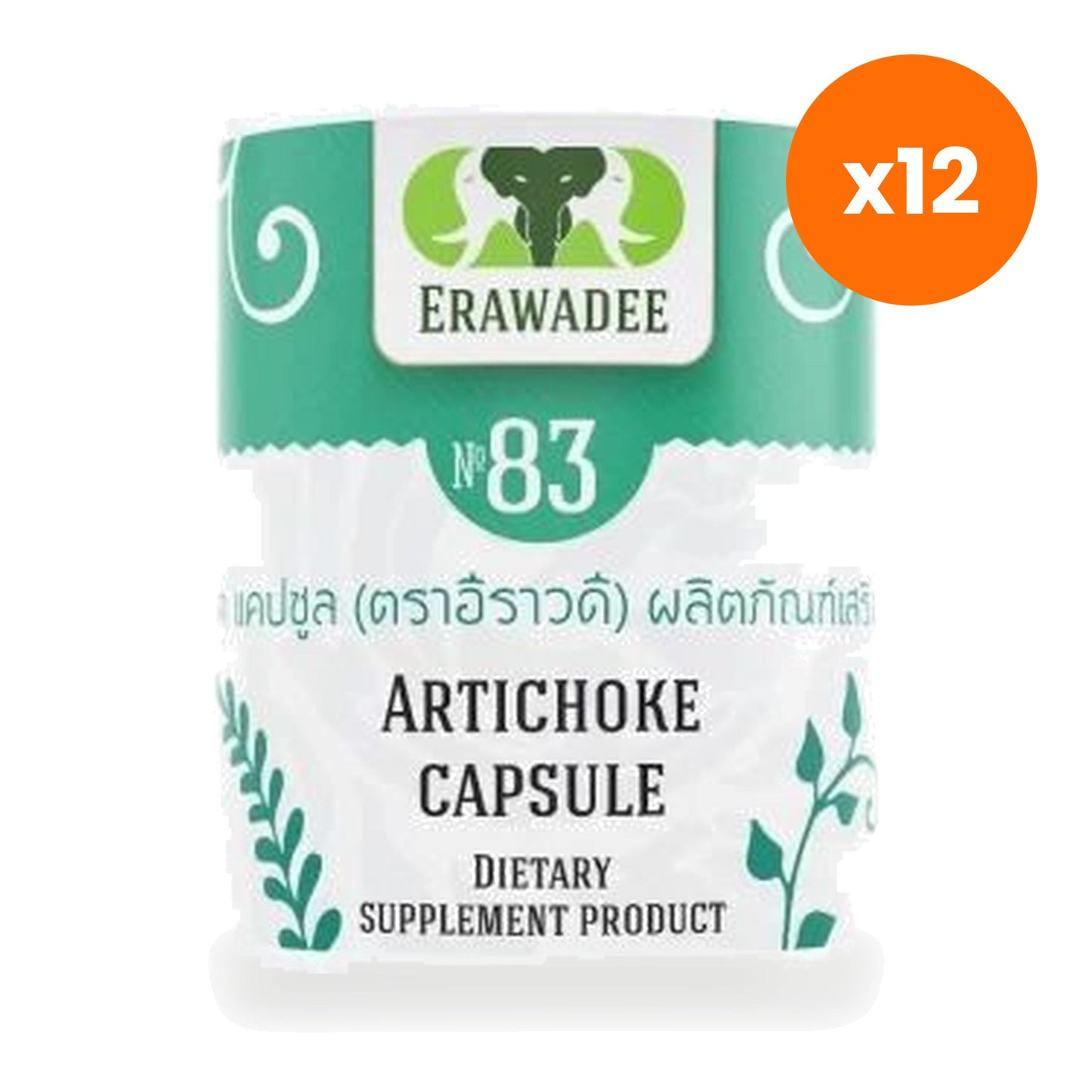 Erawadee No.83 Artichoke Capsules 250mg 100 Capsules