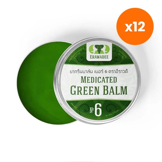 Erawadee Salet Phangphon Cooling Green Herbal Balm 90 g