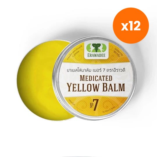 Erawadee Yellow Revitalizing Herbal Balm Sports 90 g