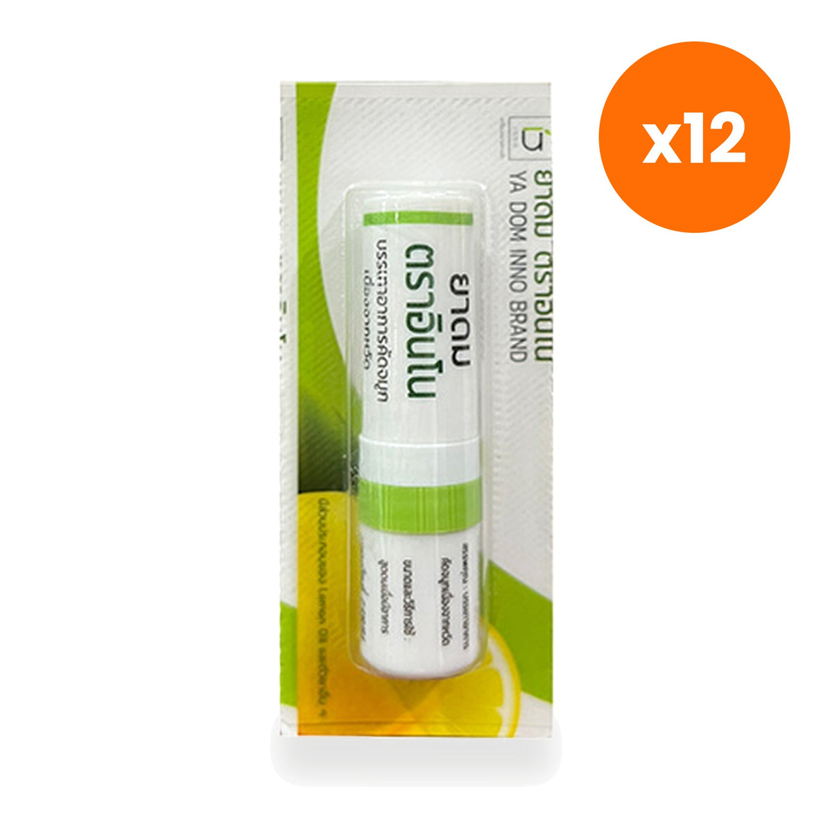 Inno Ya Dom Herbal Inhaler Stick Aromatherapy for Quick Refreshment 2 g