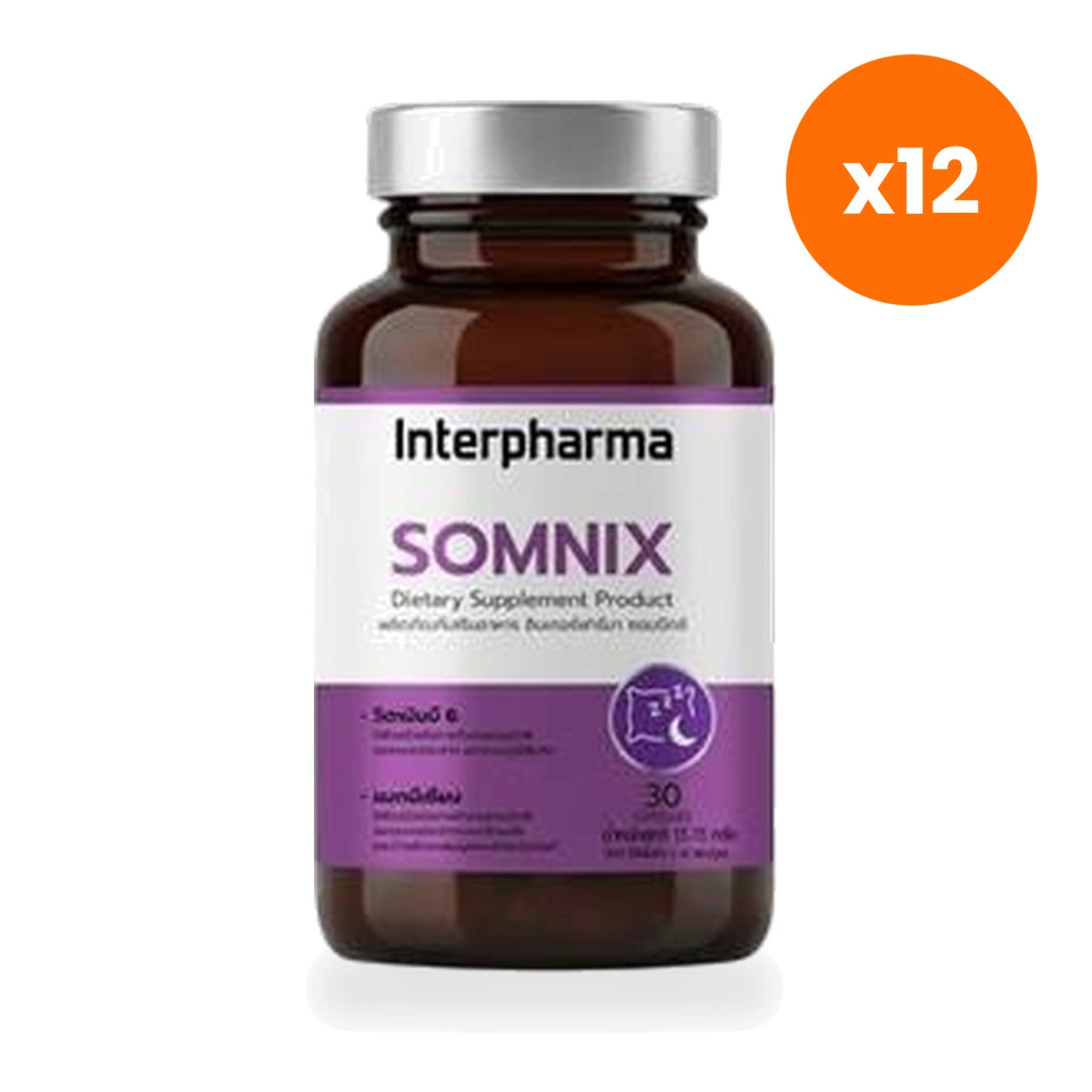 Interpharma Somnix GABA L Theanine Capsules 30 Capsules