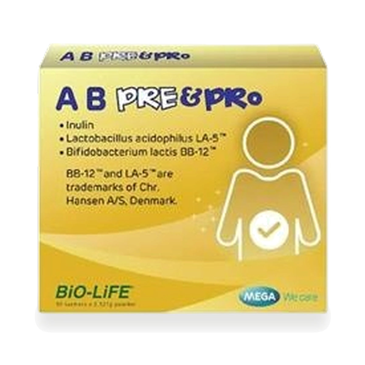 Mega We Care AB Pre & Pro Probiotic Sachets — 10 Sachets