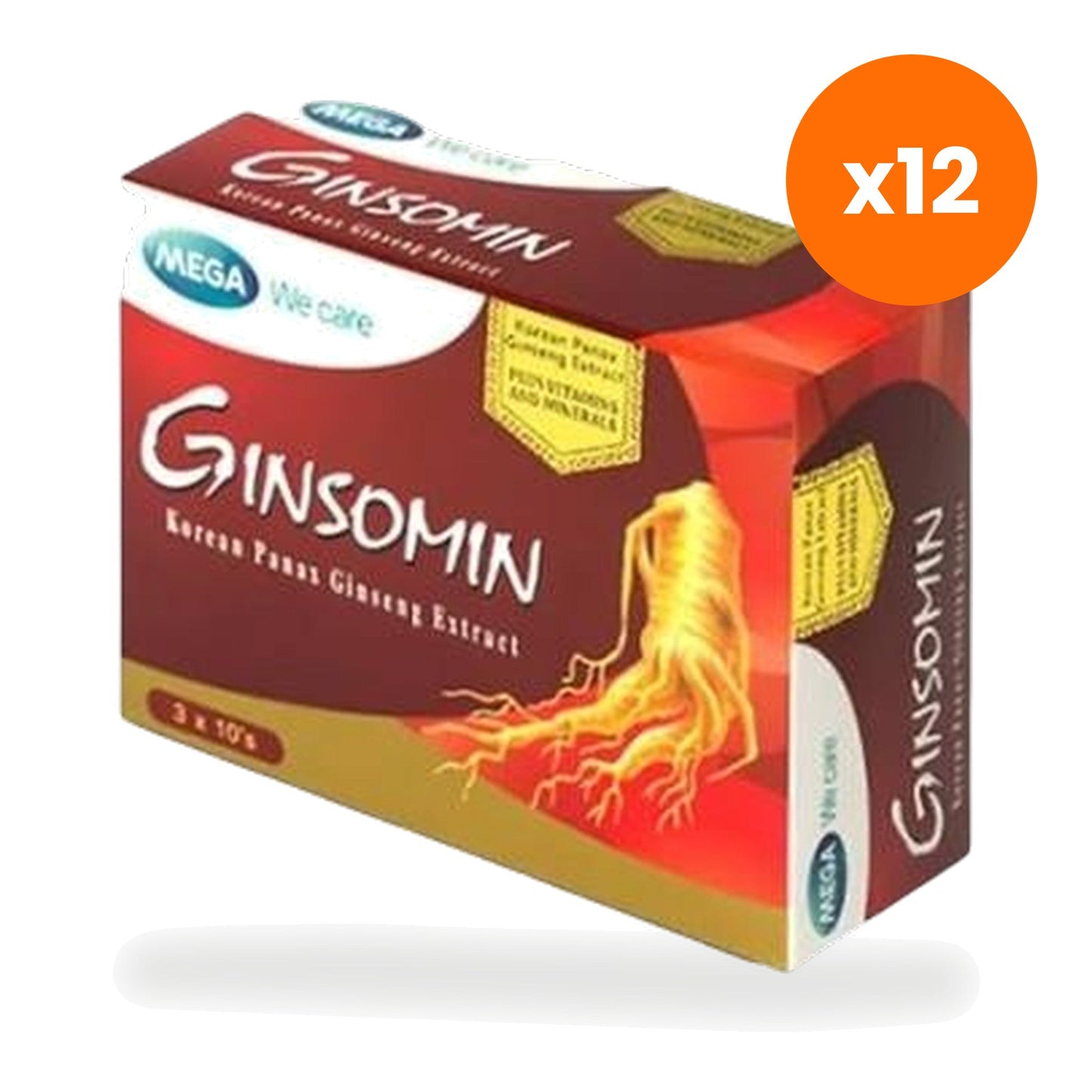 Mega We Ginsomin Ginseng Multivitamin 30 Tablets