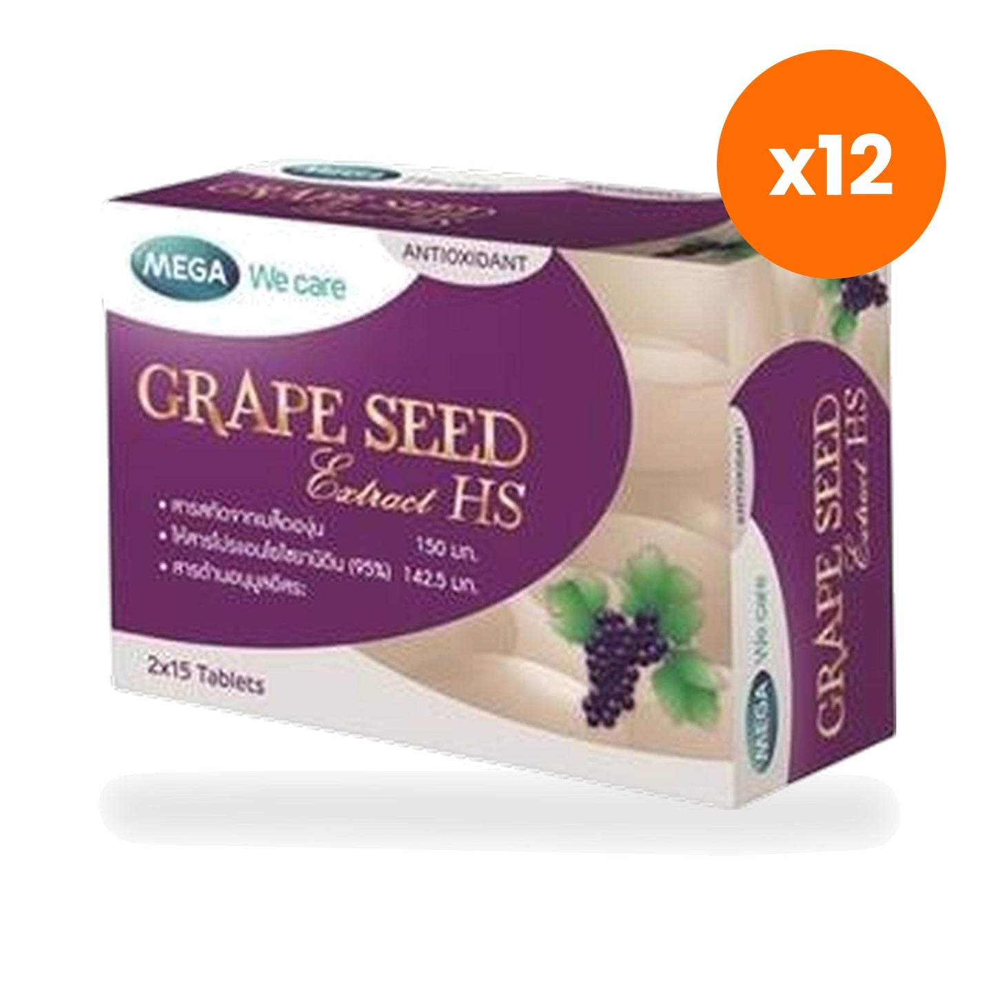Mega We Grape Seed Extract HS Tablets 150mg 30 Tablets