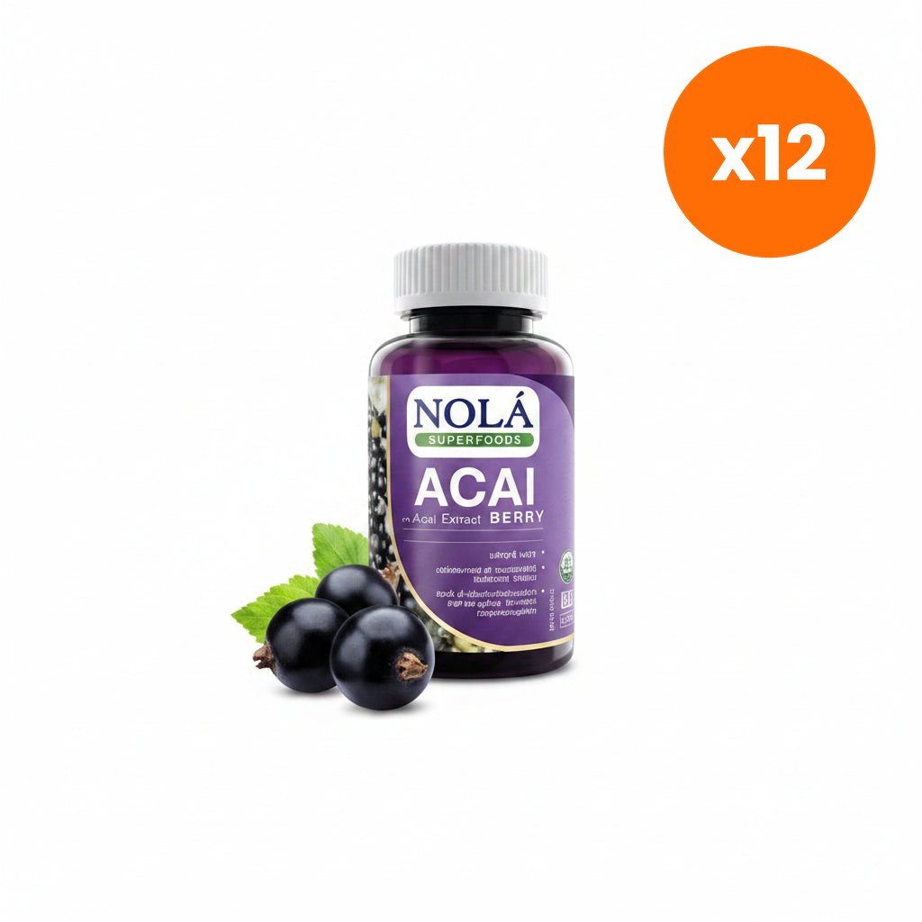 Nola Freeze Dried Acai Berry Vegan Capsules 30 Capsules