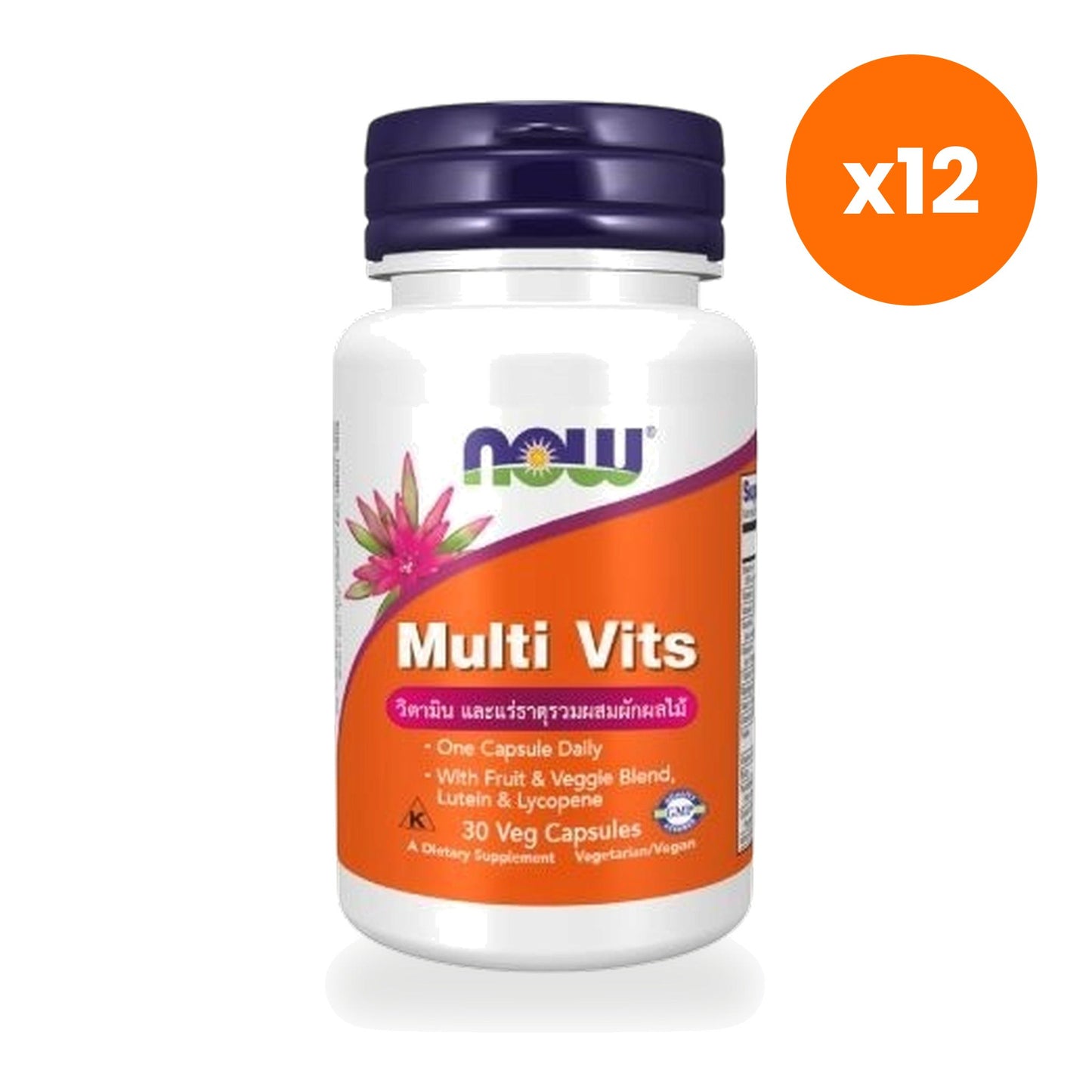 NOW Foods Multi Vits Multivitamin Mineral Daily 30 Capsules