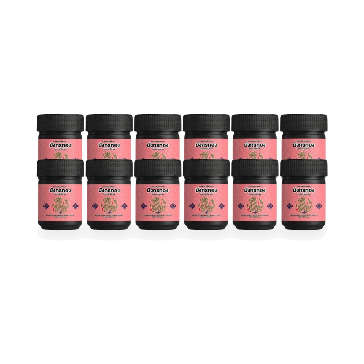 Ouay Un Osoth Golden Dragon Floral Herbal Inhaler — 12 Pieces