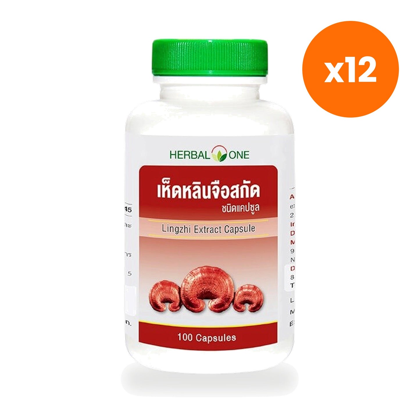 Ouay Un Osoth Reishi Mushroom Capsules 200mg for Everyday Vitality 100 Capsules