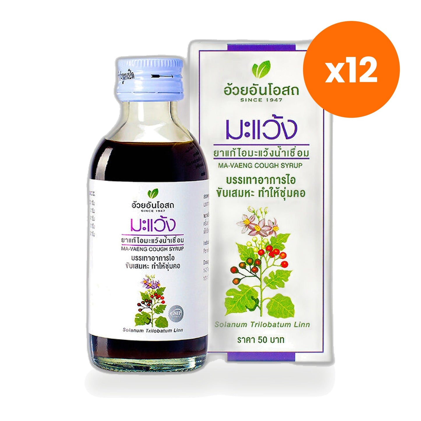 Ouay Un Osoth Solanum Herbal Syrup 60 ml