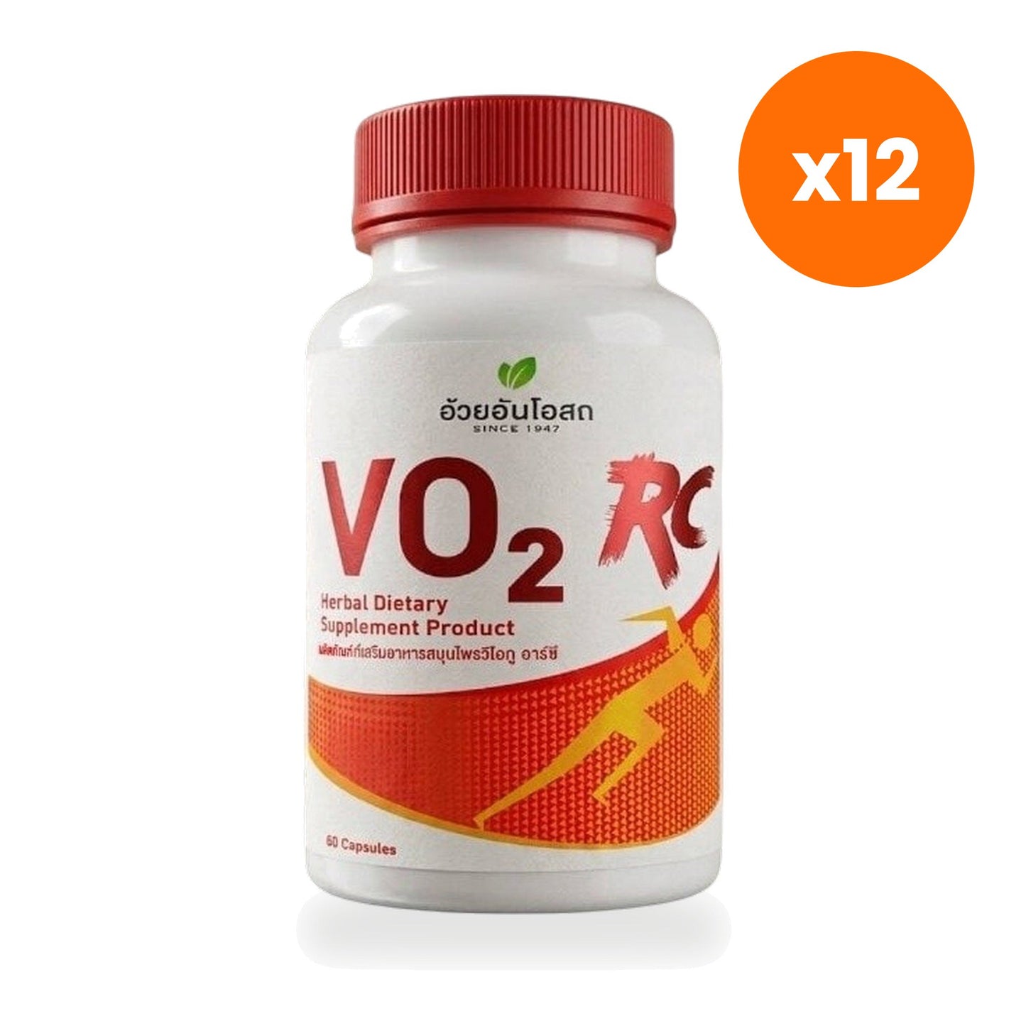 Ouay Un Osoth VO2 RC Astragalus Cordyceps 60 Capsules