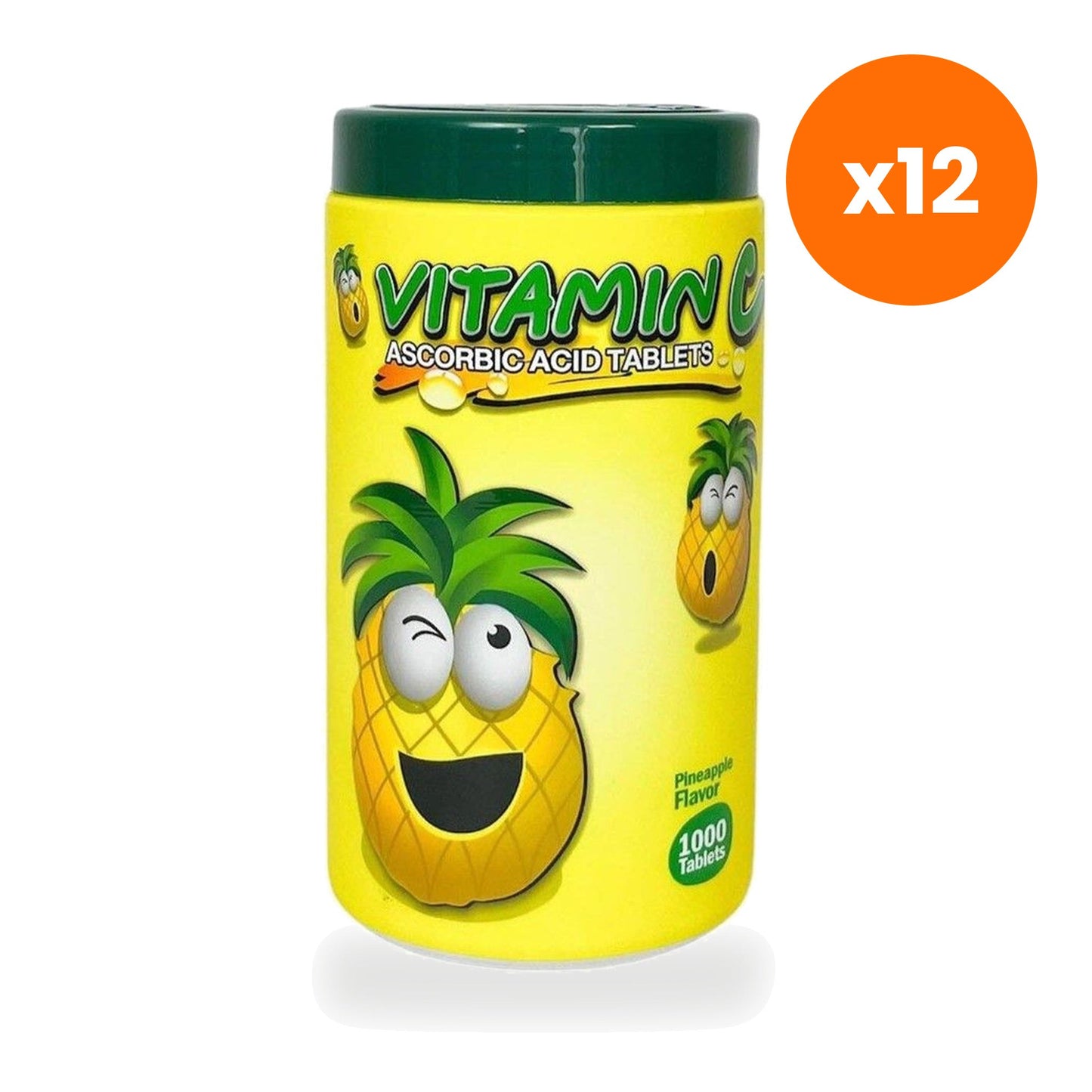 Patar Vitamin C Chewable Tablets Pineapple 50mg 1000 Tablets