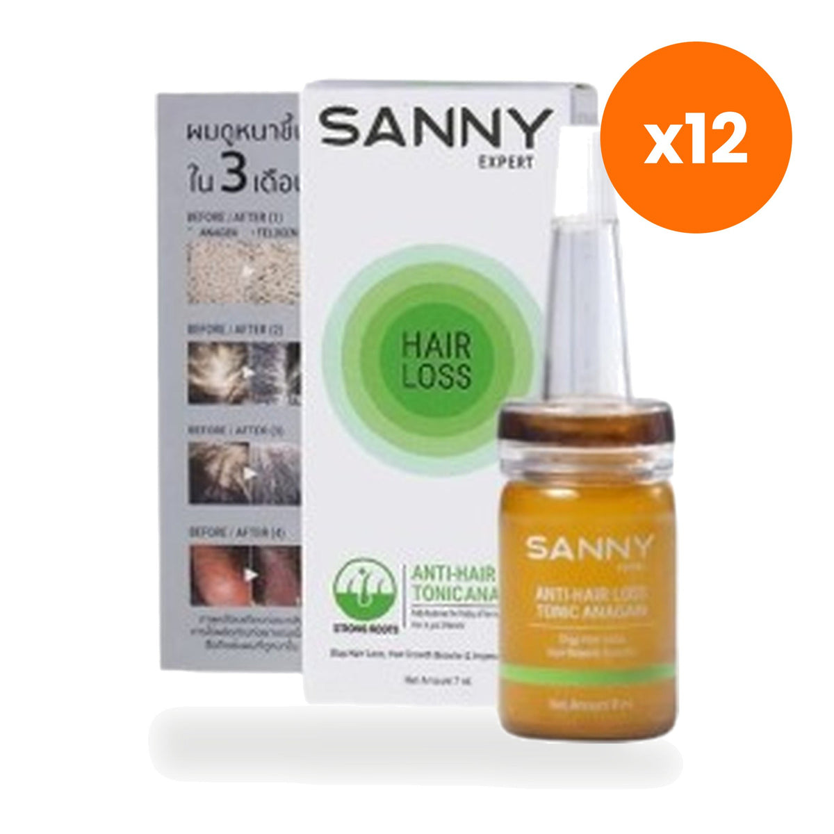Sanny Hair Tonic for Thinning Hair and Scalp Root Strength 7 ml