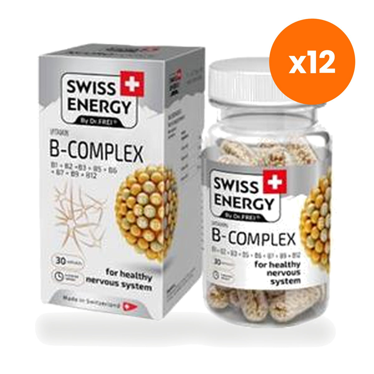 Swiss B Complex Sustained Release 30 Capsules