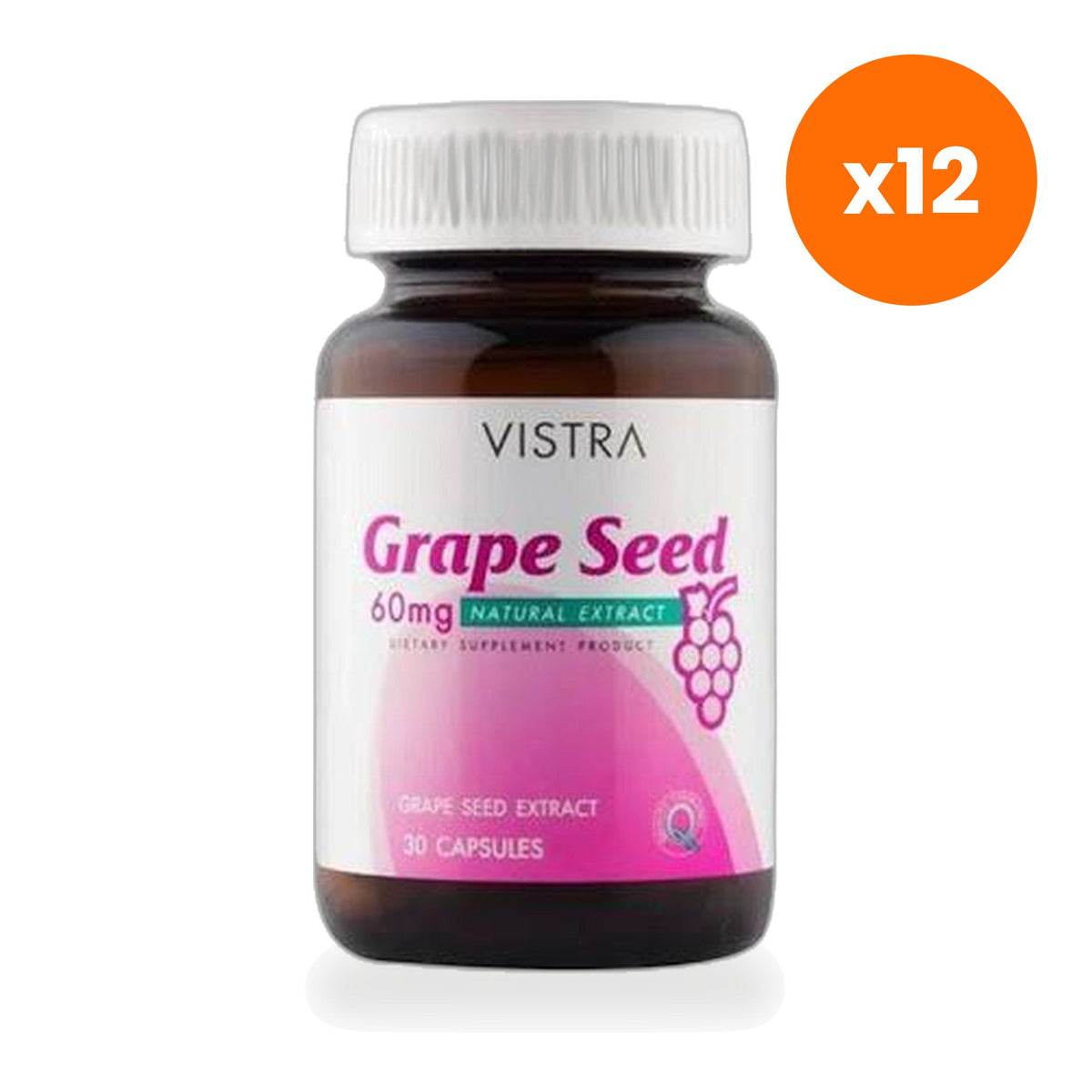 Vistra Grape Seed Extract Tablets 30 Tablets