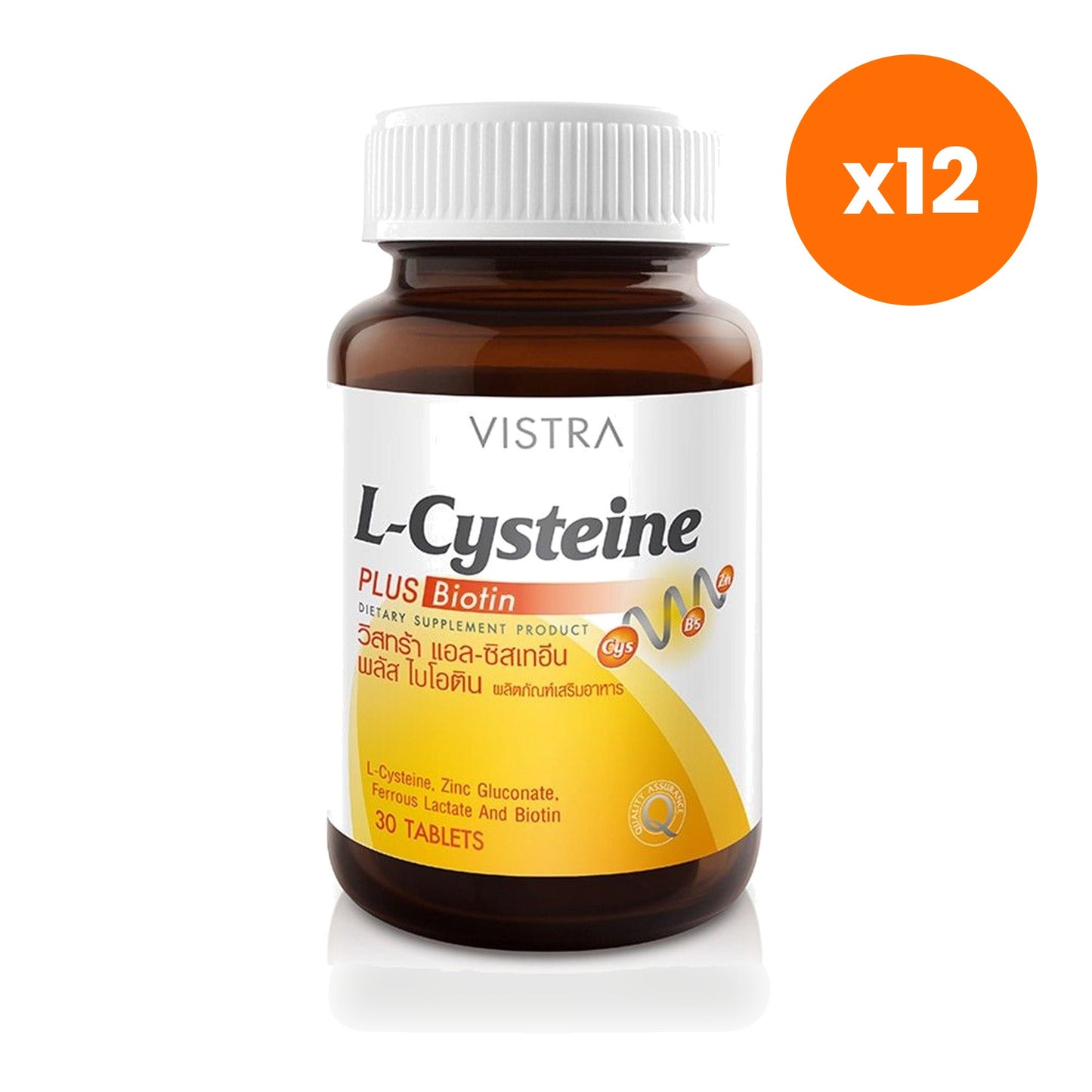 VISTRA L Cysteine Plus Biotin Tablets 30 Tablets