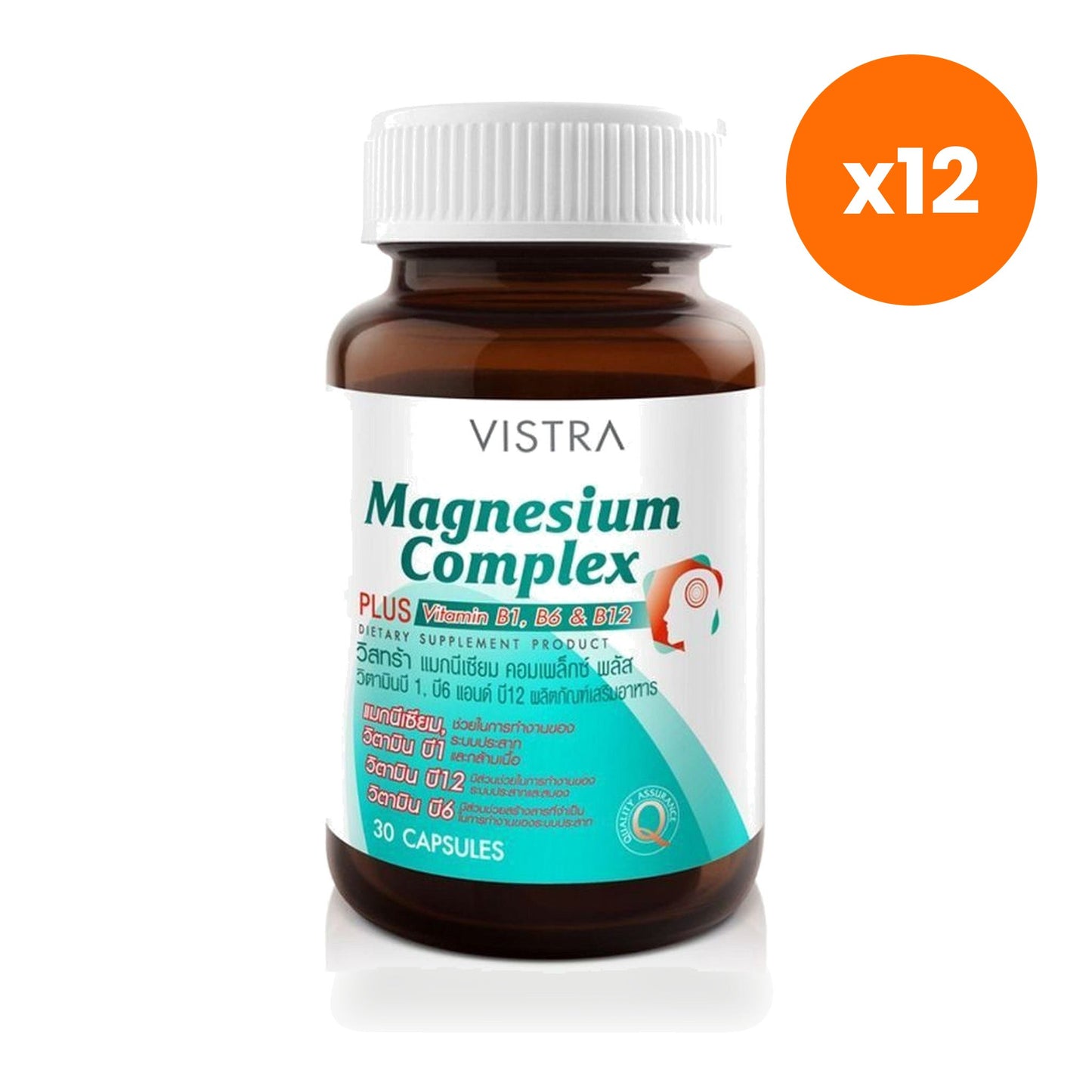 VISTRA Magnesium Complex Plus Capsules 30 Capsules