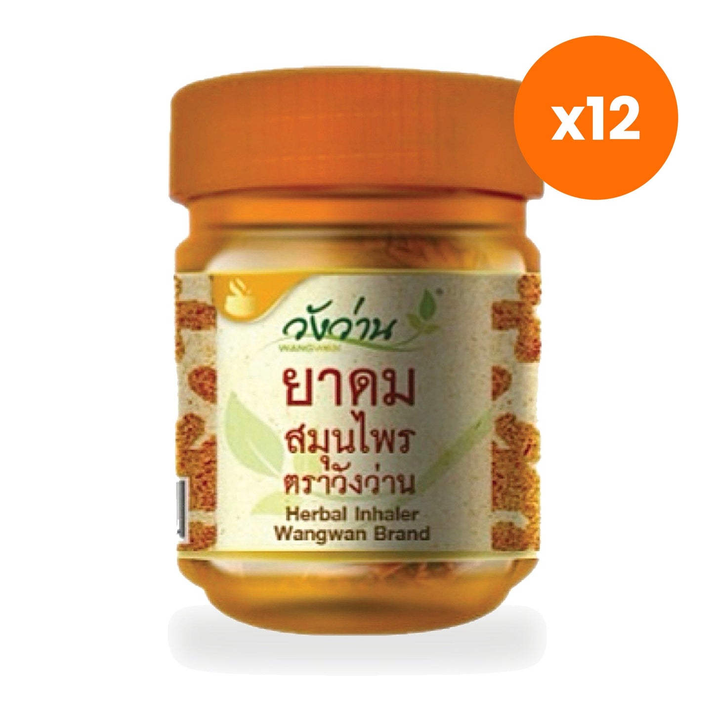 Wang Wan Ya Dom Thai Herbal Inhaler Aromatherapy for a Refreshing Break 8 g