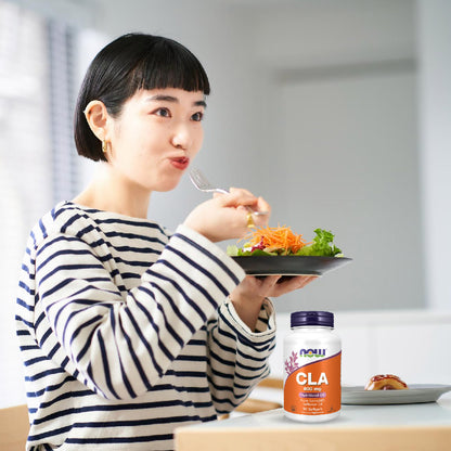 NOW Foods CLA Safflower Oil Softgels 800mg for Fitness Support 90 Softgels