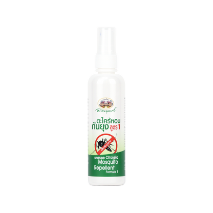 Abhaibhubejhr Citronella Mosquito Spray Formula 1 Outdoor 120 ml