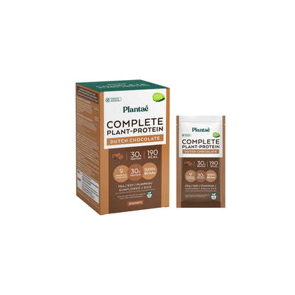 Plantae Complete Plant Protein Dutch Chocolate Powder Box for Muscle Recovery