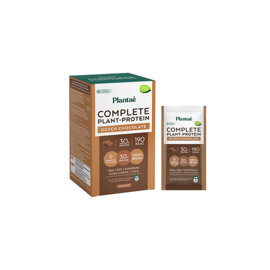 Plantae Complete Plant Protein Dutch Chocolate Powder Box for Muscle Recovery