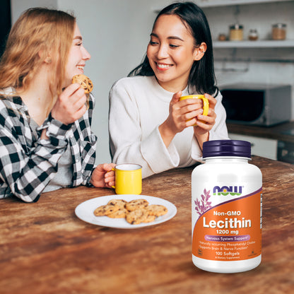 NOW Foods Lecithin 1200mg Softgels Twin Pack