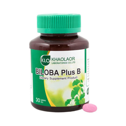 Khaolaor Ginkgo Biloba Extract Tablets 40mg 30 Tablets