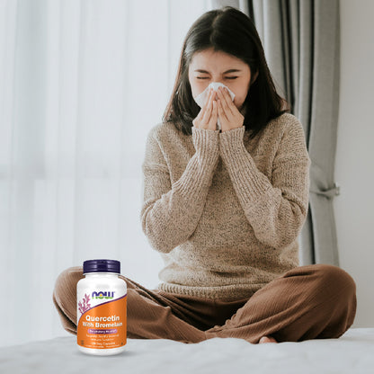 NOW Foods Quercetin Bromelain 400mg 120 Veg Capsules