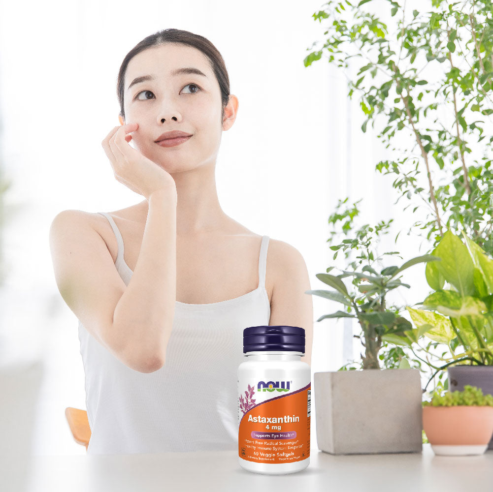 NOW Foods Astaxanthin 4mg 60 Veggie Softgels
