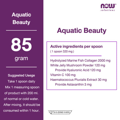 NOW Foods Aquatic Marine Collagen Astaxanthin 85 g