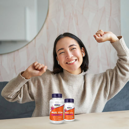NOW Foods Multi Vits Multivitamin Mineral Daily 120 Capsules
