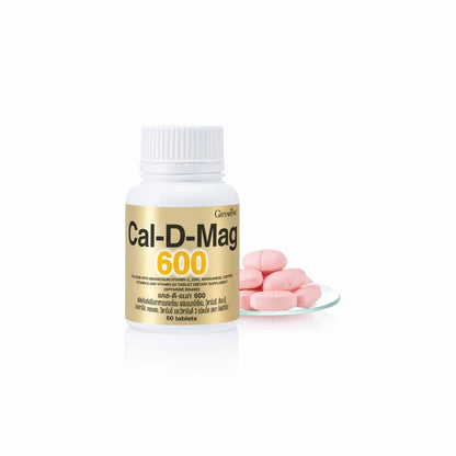 Giffarine Cal D Mag 600 Calcium 600mg Vitamin D3 for Strong Bones 60 Tablets
