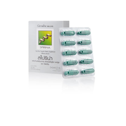 Giffarine Spirina Spirulina Capsules 400mg 50 Capsules
