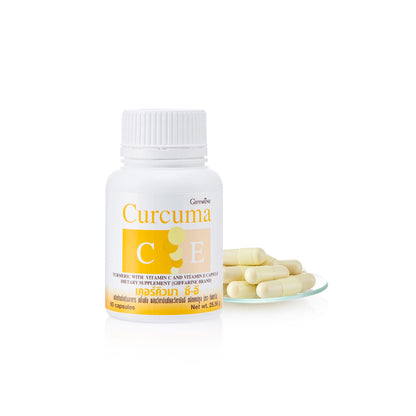 Giffarine Curcuma C E Turmeric Vitamin C E 60 Capsules