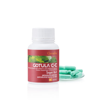Giffarine Gotula C E Gotu Kola Extract Vitamin C E 60 Capsules