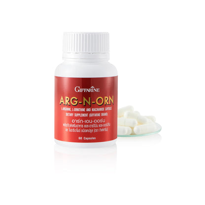 Giffarine Arg en Orn L Arginine L Ornithine Capsules 60 Capsules