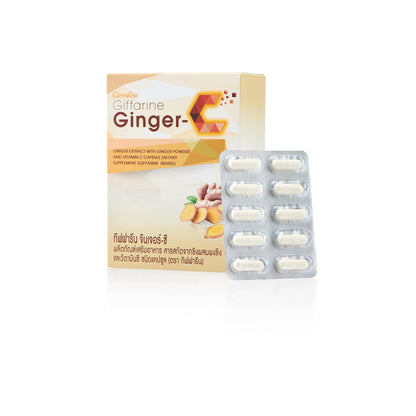 Giffarine Ginger C Extract Capsules Vitamin C 60 Capsules