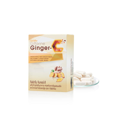Giffarine Ginger C Extract Capsules Vitamin C 60 Capsules
