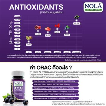 Nola Freeze Dried Acai Berry Vegan Capsules 30 Capsules