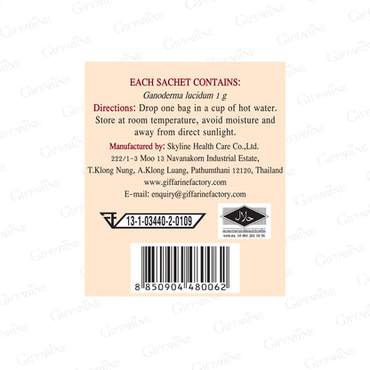 Giffarine Reishi Mushroom Herbal Tea 25 Sachets