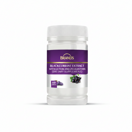BRAND'S Blackcurrant Extract Lutein Zeaxanthin for Eye Comfort from Screens 60 Tablets