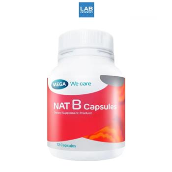 Mega We Nat B Vitamin B Complex Capsules 12 Capsules