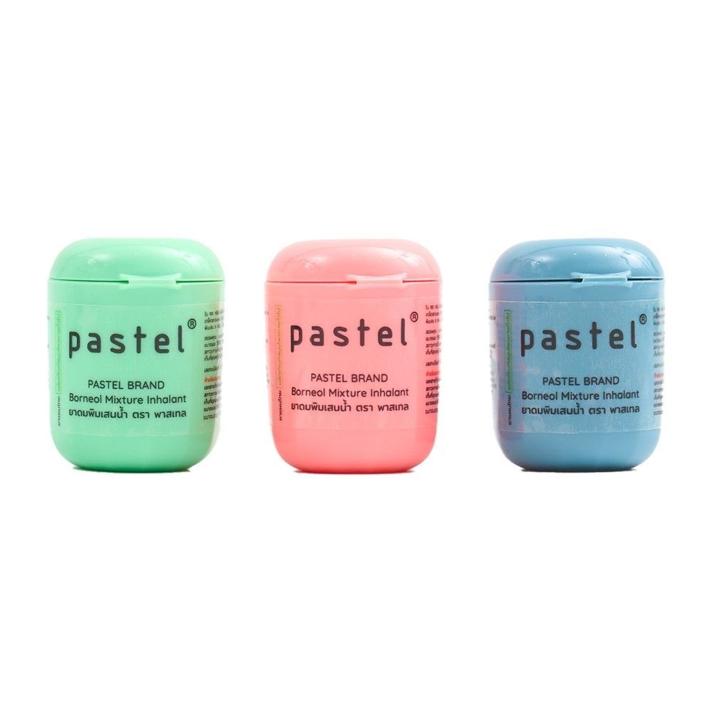 Pastel Ya Dom Borneol Water Inhaler Aromatherapy 8 ml Assorted Colours