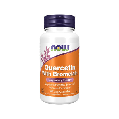 NOW Foods Quercetin Bromelain 400mg 60 Veg Capsules